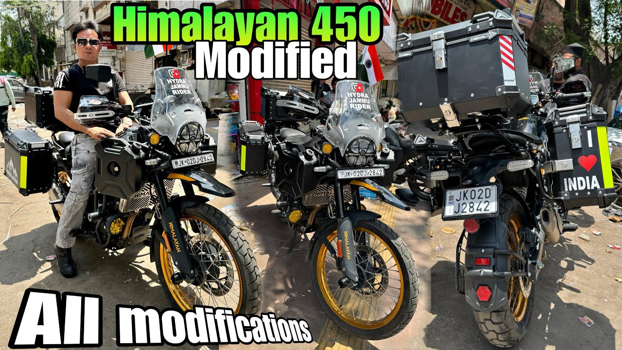 Royal Enfield himalayan 450 Modified | himalayan 450 modification accessories