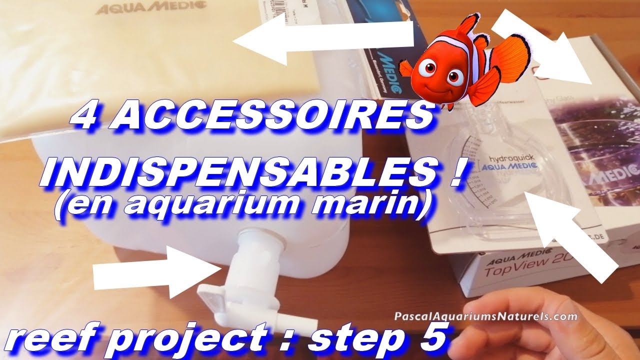 tuto : accessoires récifal indispensables ! Projet aquarium marin Pascal Aquariums Naturels