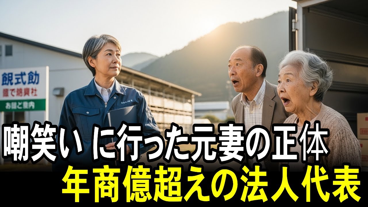 嘲笑いに行った元妻の正体年商億超えの法人代表｜老後の物語｜感動ストーリー｜朗読ラジオ｜オーディオブック