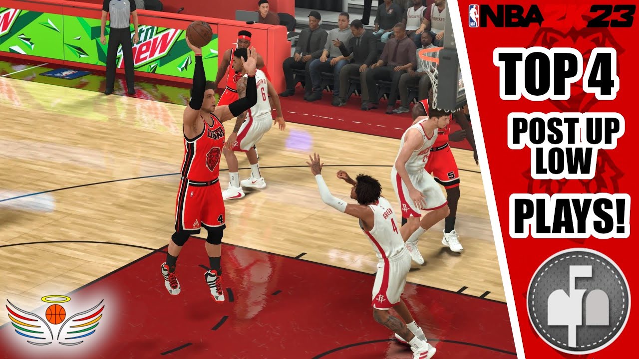 NBA 2K23 Top 4 Post Up Low Plays for Postscorers!!!