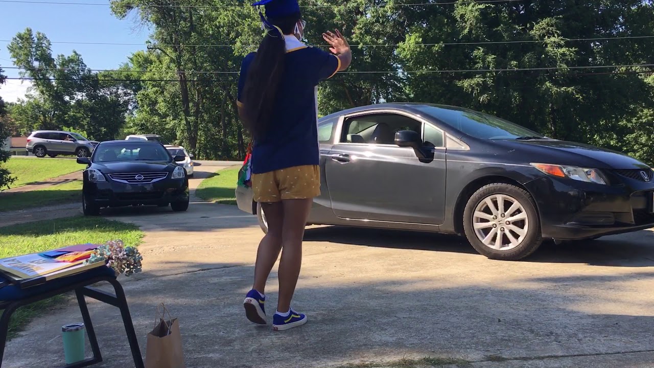 Valedictorian Makayla 2020 Drive By Graduation Parade