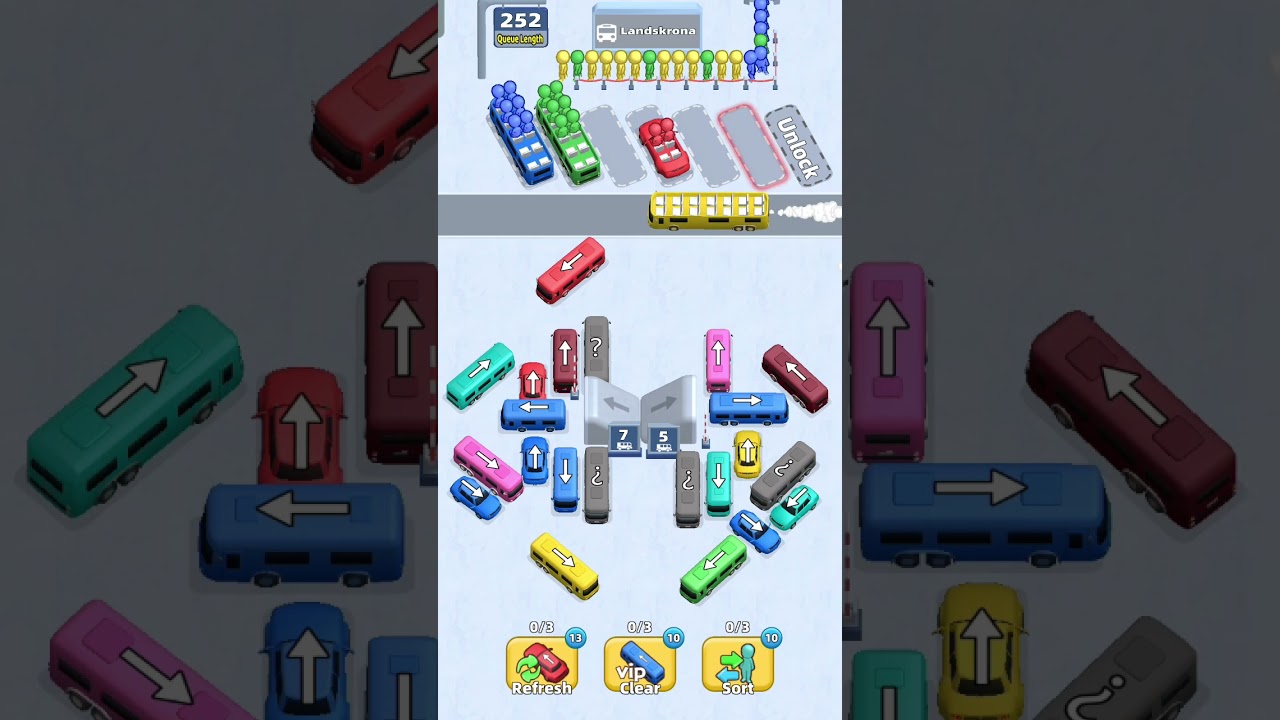 car jam traffic puzzle game level-411 complete #carjam #carjamtv #trafficjam #trafficpuzzle #puzzle