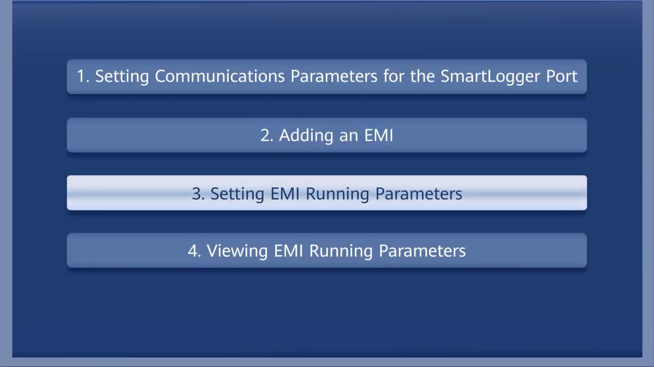 04 SmartLogger3000 Connecting to an Environmental Monitoring Instrument EMI Commissioning V