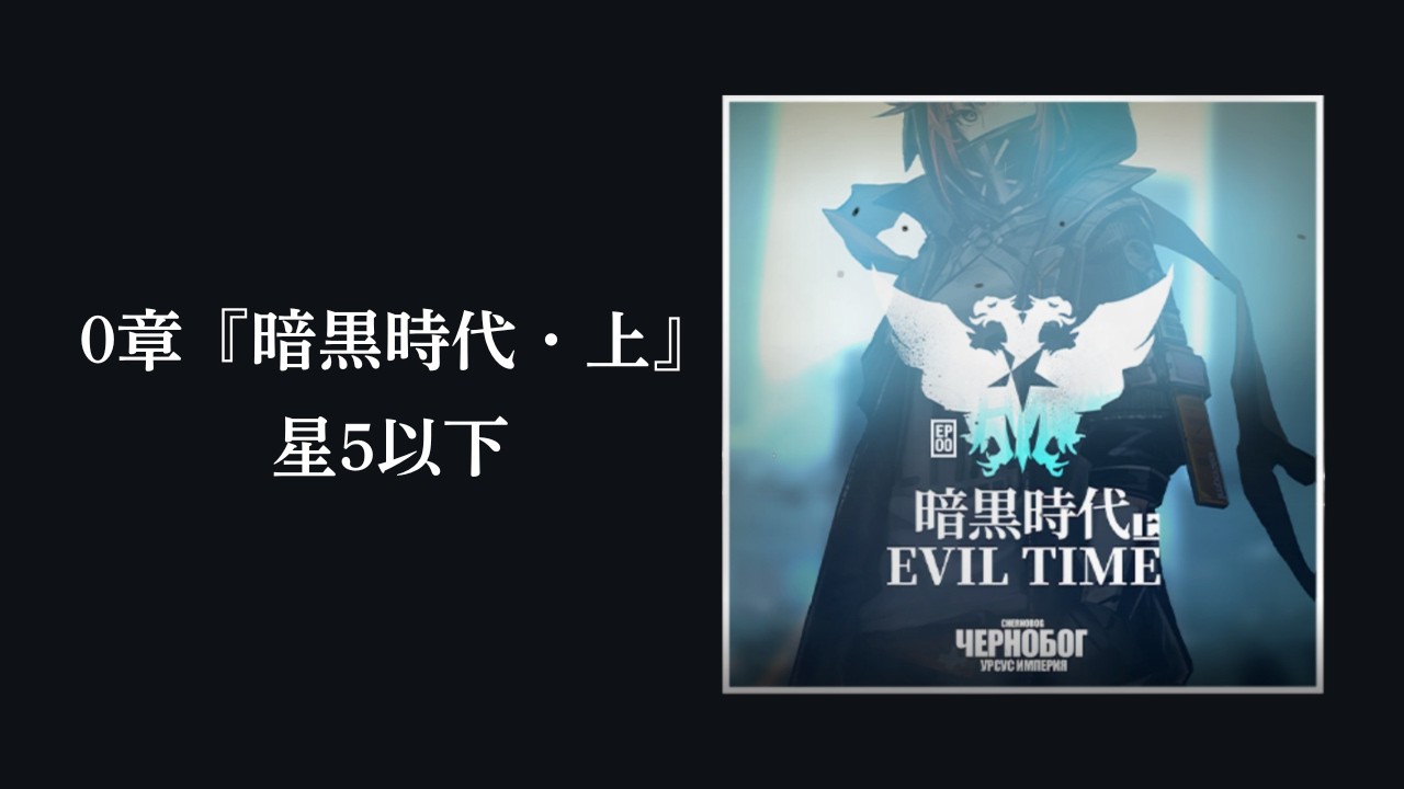 【0章 暗黒時代・上】0-1~0-11 強襲 / 星5以下【アークナイツ】