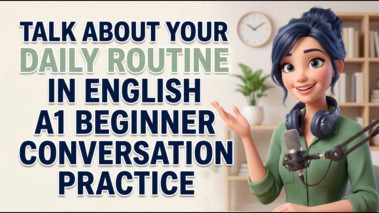 Talk About Your Daily Routine in English | A1 Beginner Conversation Practice