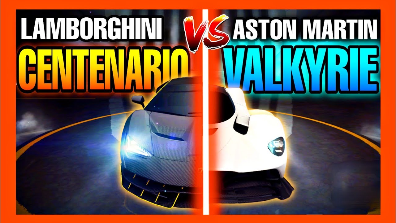 (Full Pro) VALKYRIE VS LAMBORGHINI CENTENARIO! | Asphalt 8 New Free Car Aston Martin Valkyrie Test