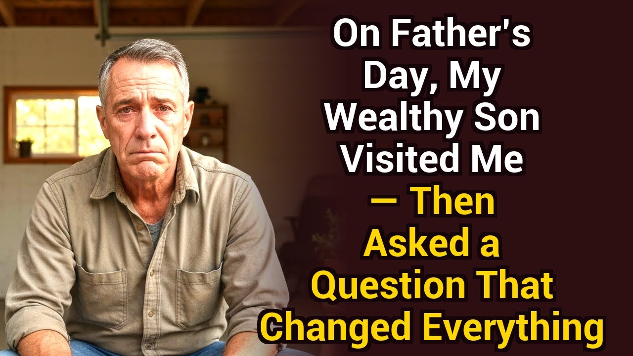 On Father’s Day, My Wealthy Son Visited Me — Then Asked a Question That Changed Everything