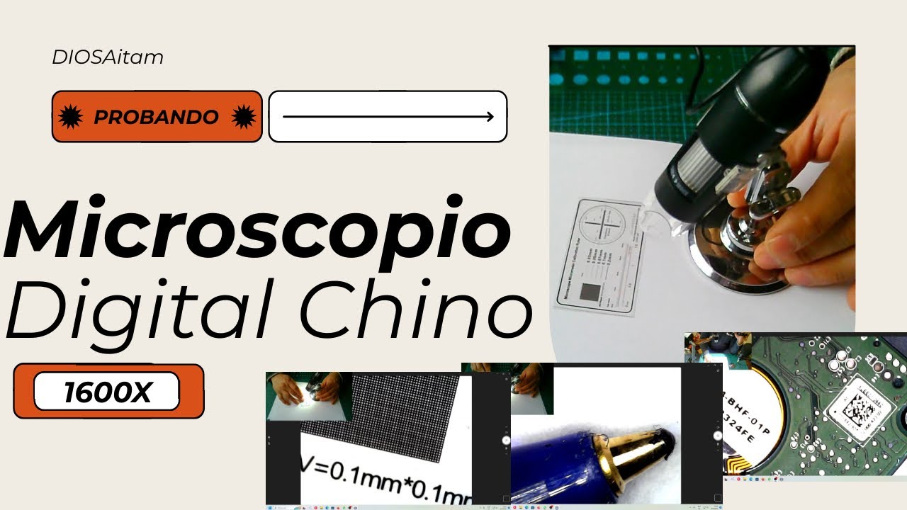 Microscopio Digital Chino 1600X