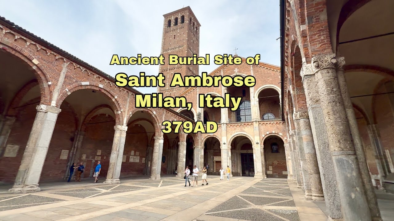Saint Ambrose 4th-century Tomb | Doctor of the Catholic Church & Bishop of Milan