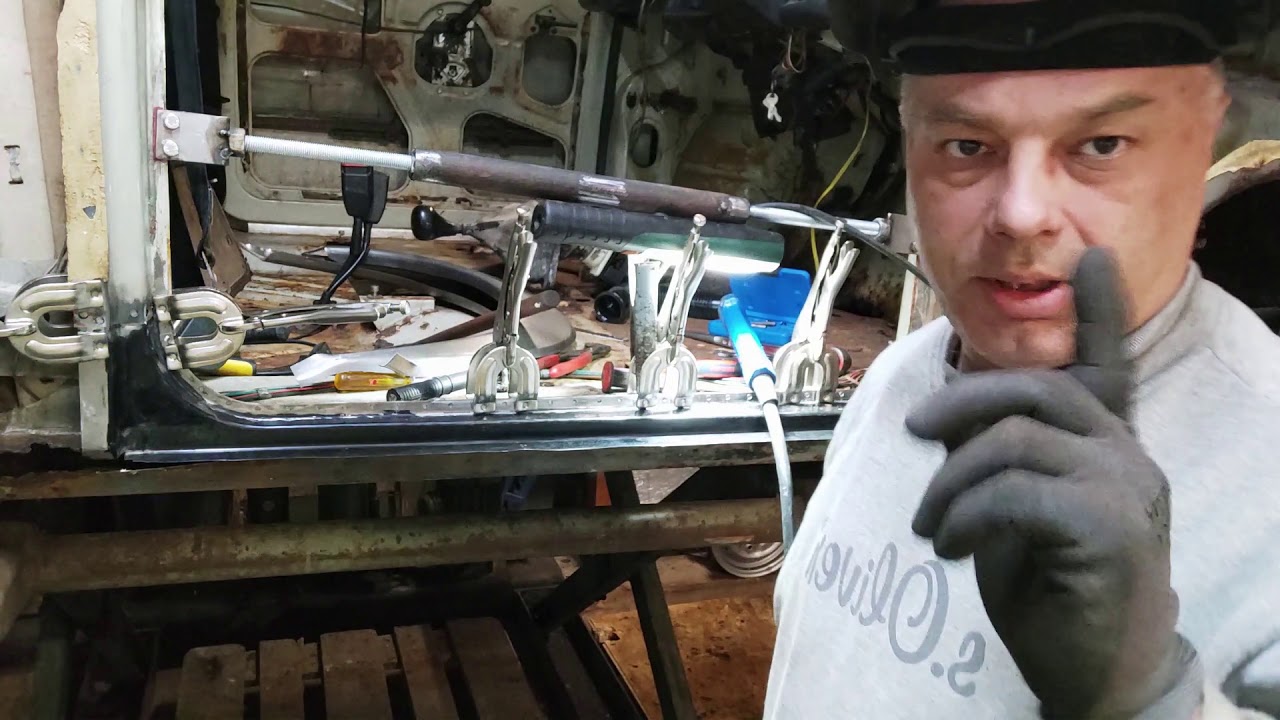 Trabant 1.1 Neuaufbau. Teil 2 Trabant Reparatur Karosserie, Türeinstieg Trabant schweißen