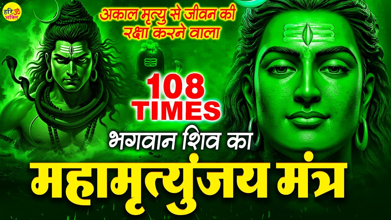 Mahamrityunjay Mantra 108 TIMES - आज महामृत्युंजय मंत्र सुनने से शिव जी की कृपा बनी रहती है