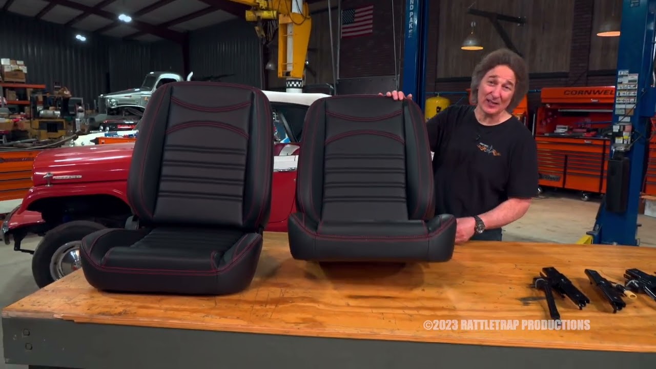 LMC Truck Universal Low-Back Bucket Seats - Stacey David's Gearz Parts Bin