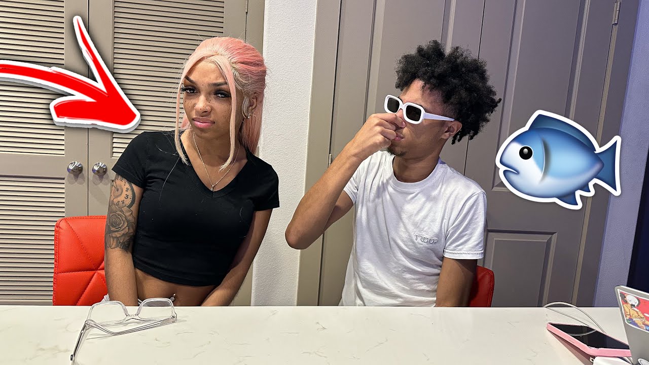 TELLING BENÉT SHE SMELL LIKE FISH PRANK🤢🐟... *SHE CRIED*