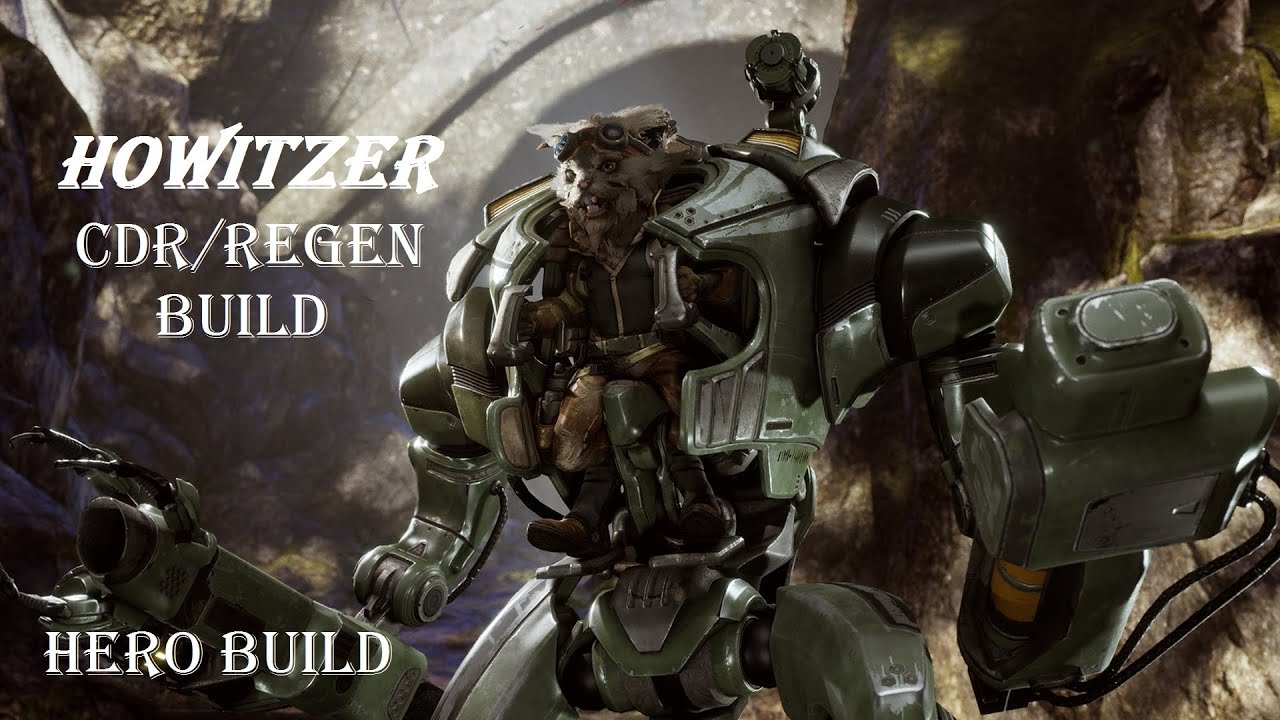 Howitzer (High Cooldown/Regen Build) | Hero Builds | Paragon v29 Gameplay