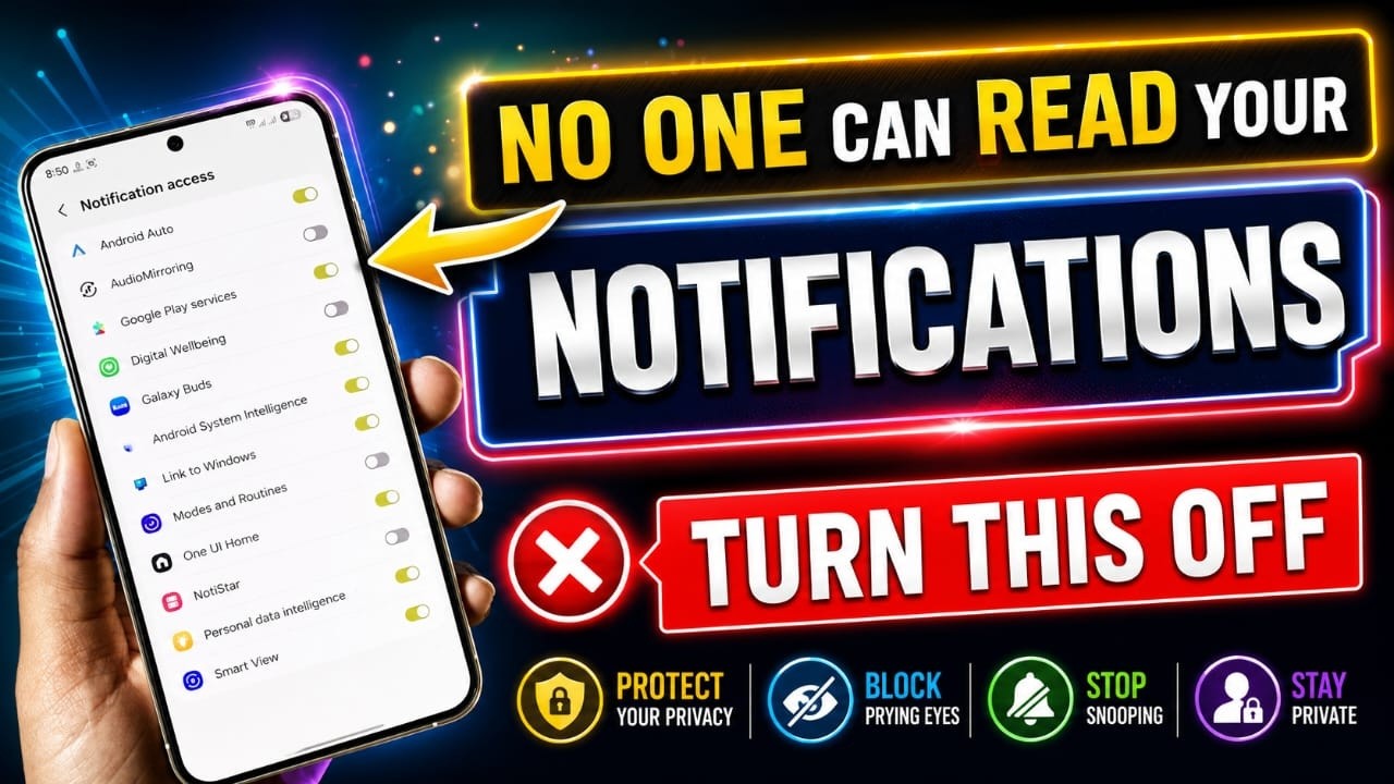 How to Turn Off Notification Access in Android Phone | Protect Your Privacy