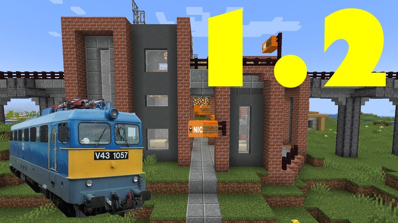Vonat map 1.2 bemutatás! /Minecraft/