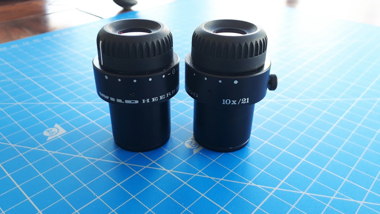 WILD LEICA 10x/21 eyepieces for M8 Stereo Microscope