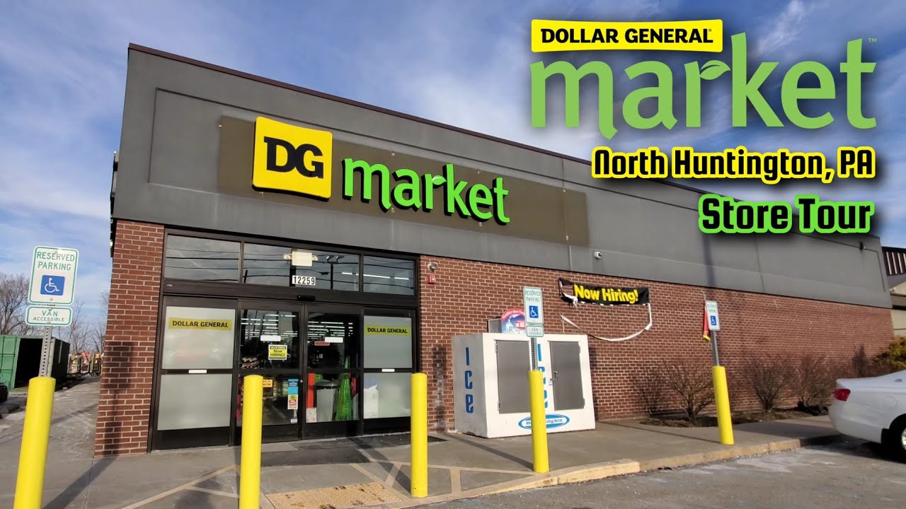 Экскурсия по магазину Dollar General Market — Норт-Хантингтон, Пенсильвания