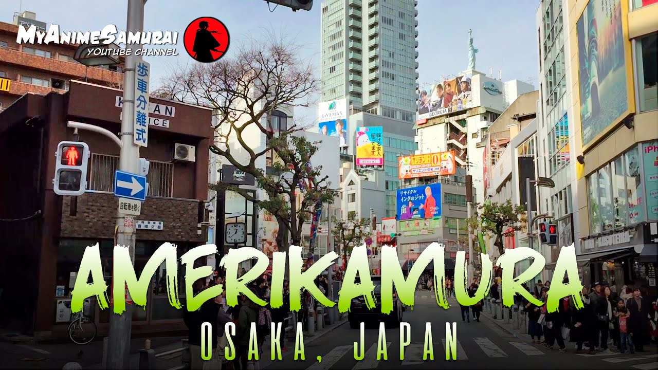 Amerikamura (aka Ame-mura) area in Osaka