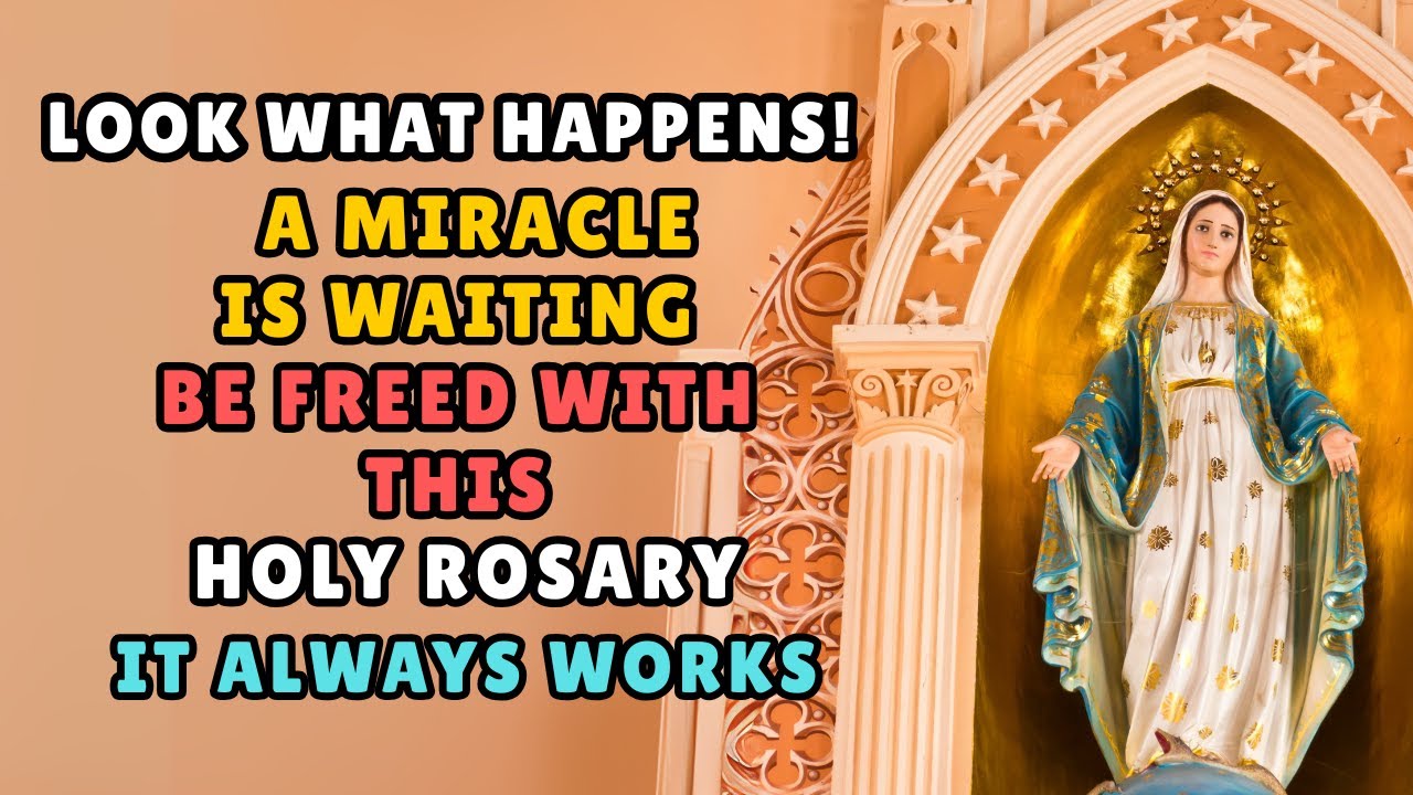 SEE WHAT HAPPENS! A MIRACLE IS WAITING TO BE RELEASED WITH THIS ROSARY.