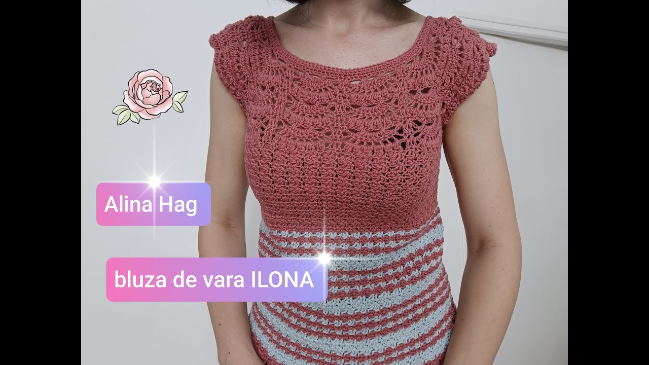 bluza de vara ILONA (crochet blouse)