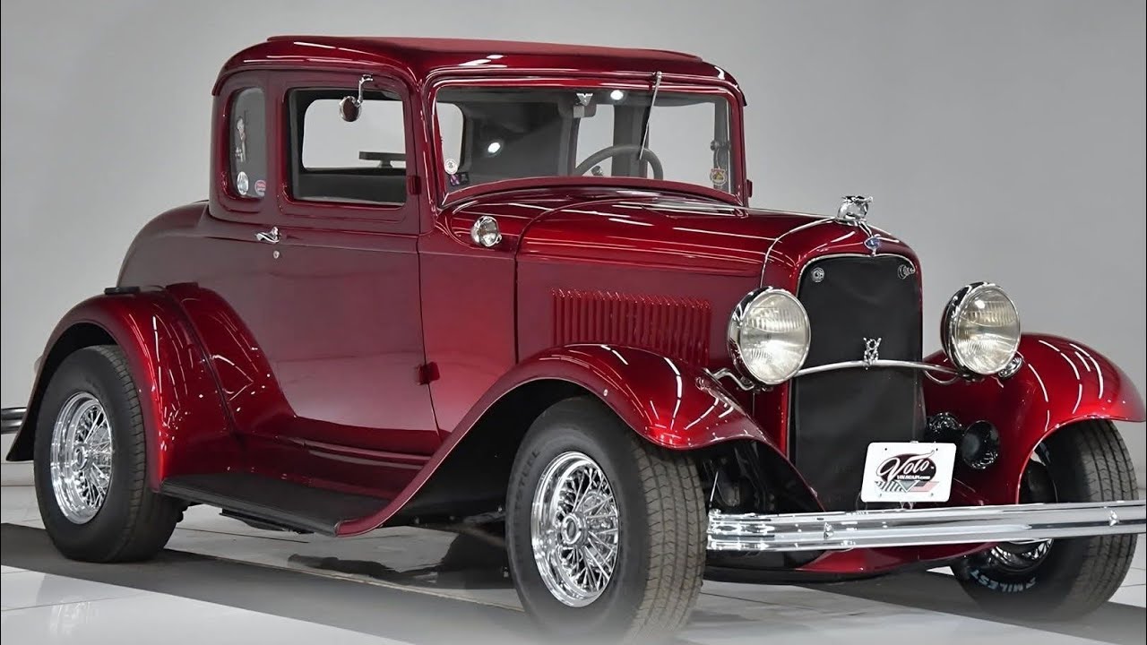 Este Hot Rod Rojo de los Años 30 Parece Sacado de un Sueño