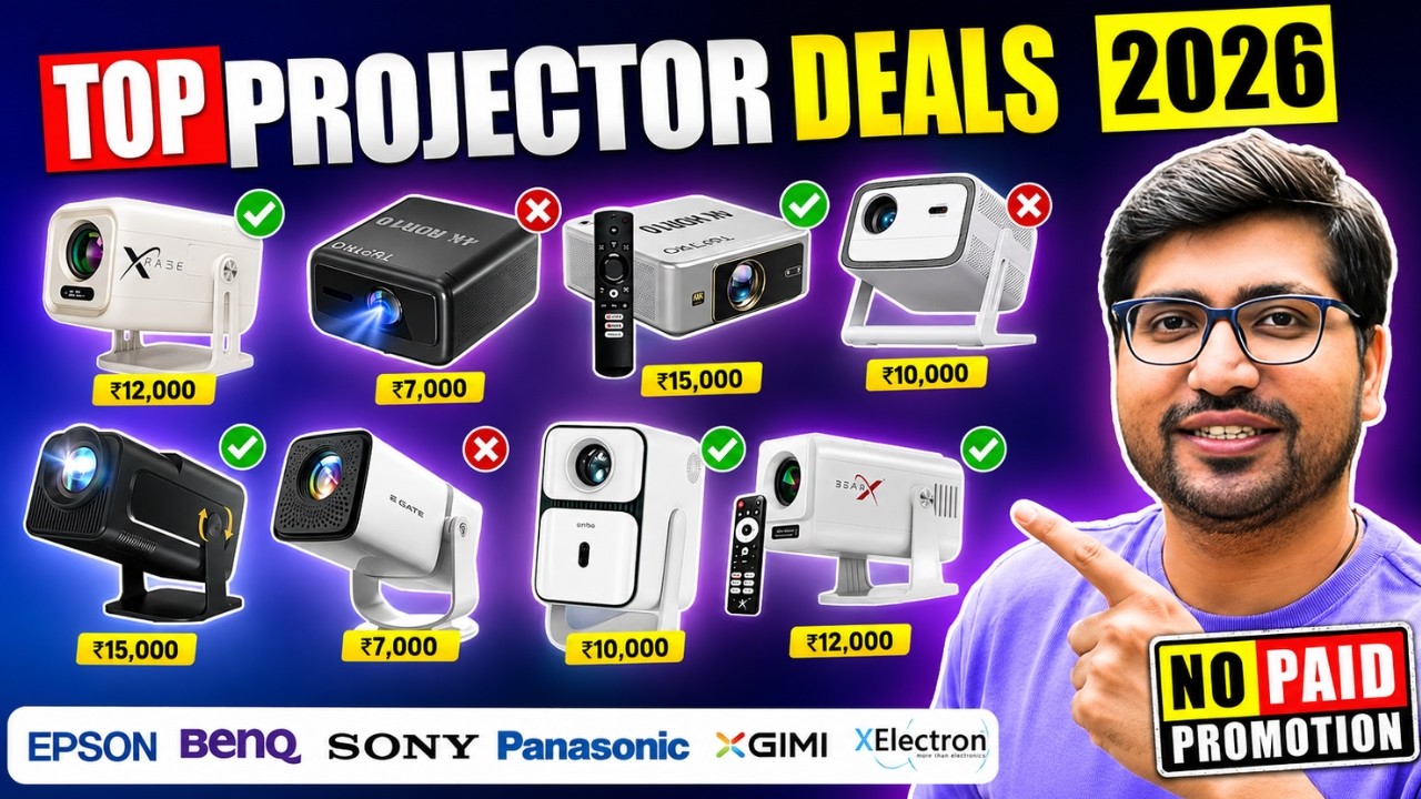 Best Projector Under 8000-10000-20000 For Home Flipkart GOAT Sale & Amazon Prime Day Sale 2026