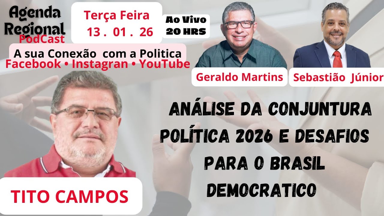 Agenda Regional nº 38 com Geraldo Martins e Sebastião Junior