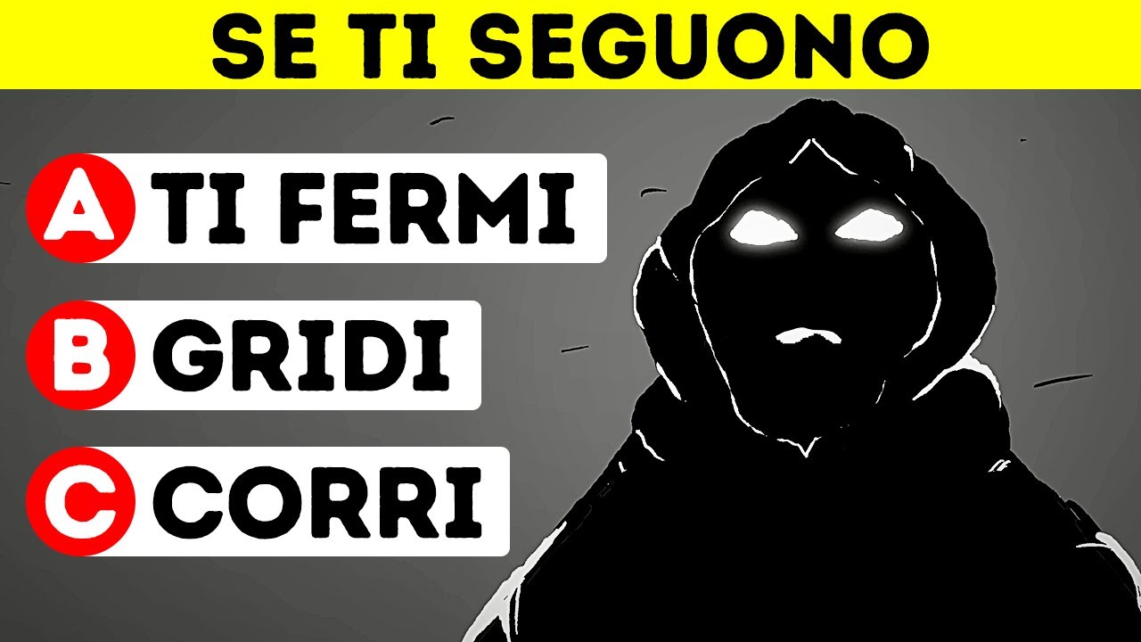 Saresti in Grado di Sfuggire a Qualcuno che Ti Insegue? || Quiz sulla Sicurezza