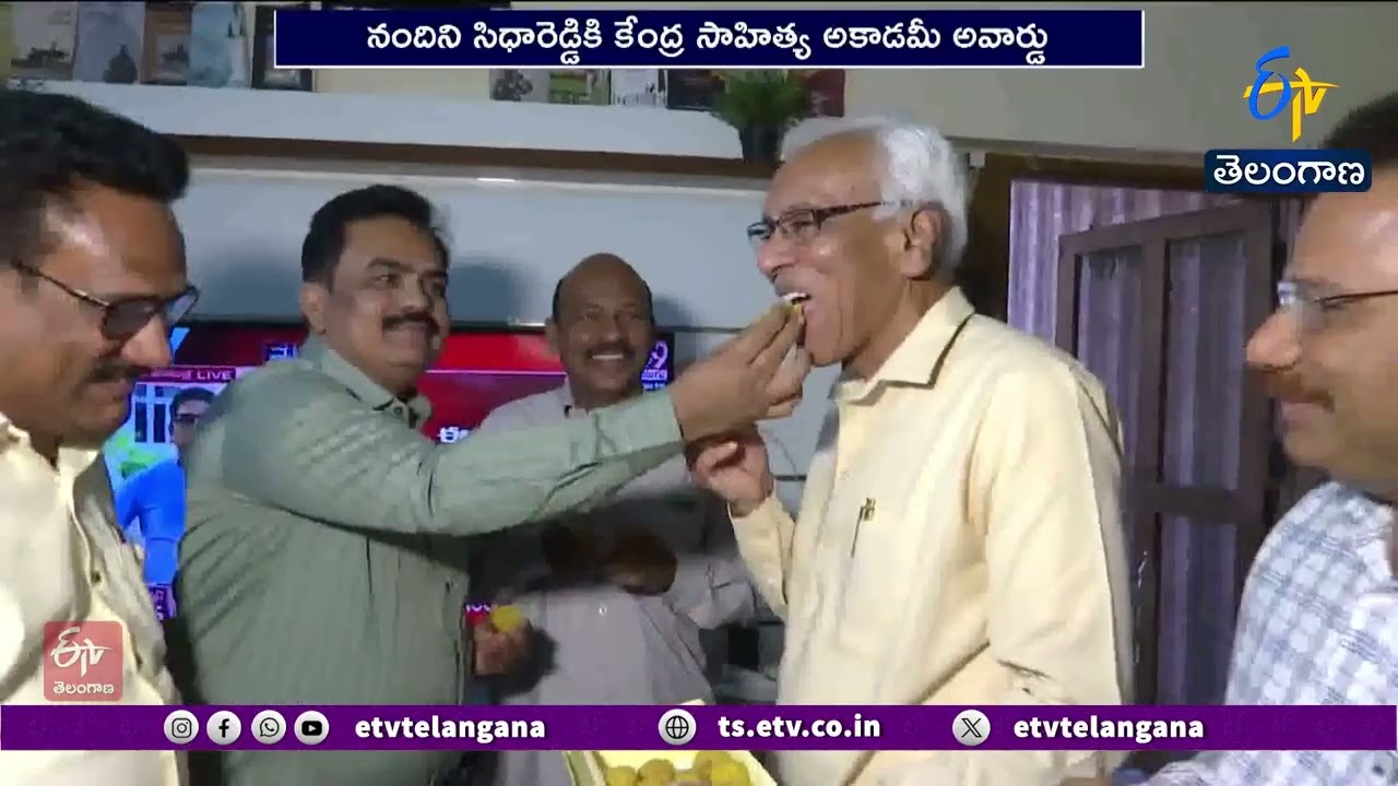KCR & KTR Praise Nandini Siddha Reddy | Sahitya Akademi Award 2026