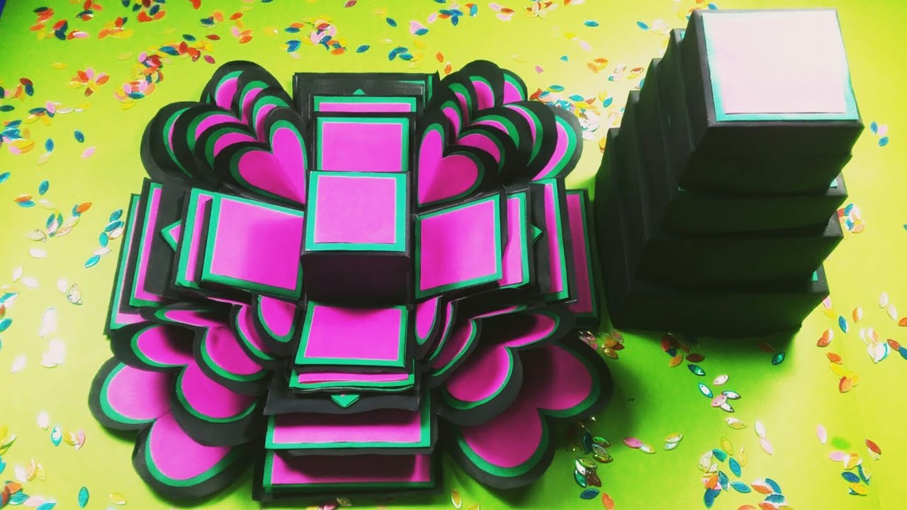 6 Layer Explosion Box | Explosion Box | Explosion Box Complete Tutorial | Multilayer Explosion Box