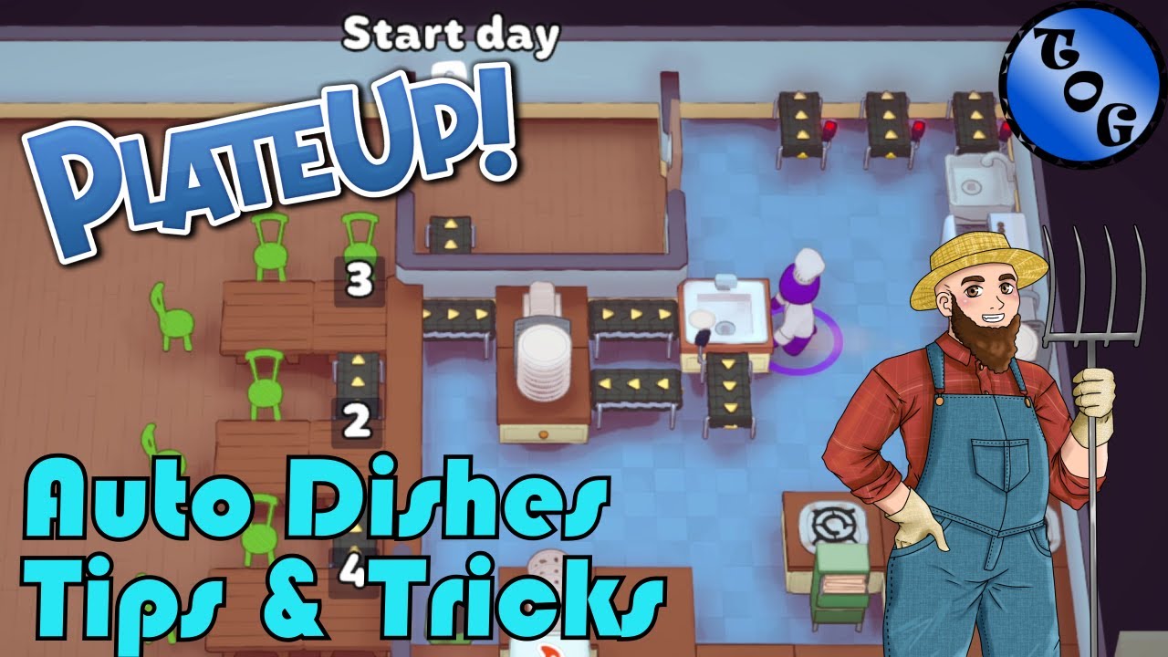 PlateUp! I Auto Dish Cleaning Tips and Tricks! I Intermediate Automation I Tutorial