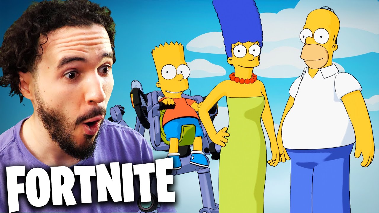 LES SIMPSONS DANS FORTNITE !