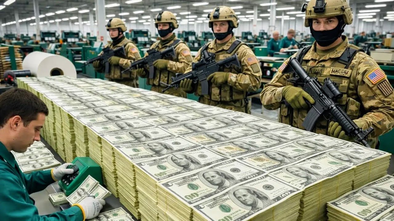 Inside the Secret Factory | How $100 Dollar Bills Are Really Made | AI Technology Exposed