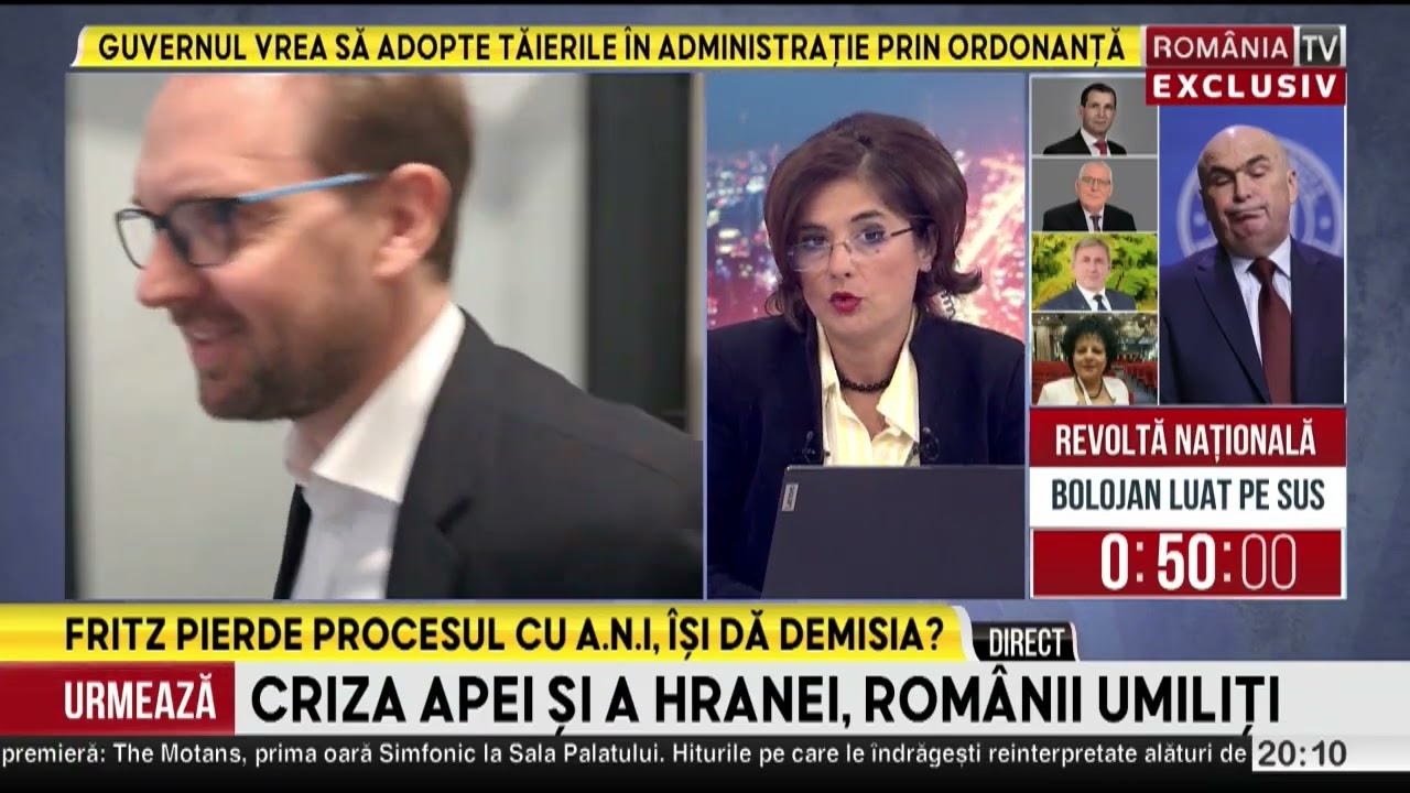 ROMANIA LA RAPORT, cu Andreea Cretulescu, 10.02.2026. Fritz pierde procesul cu A.N.I.