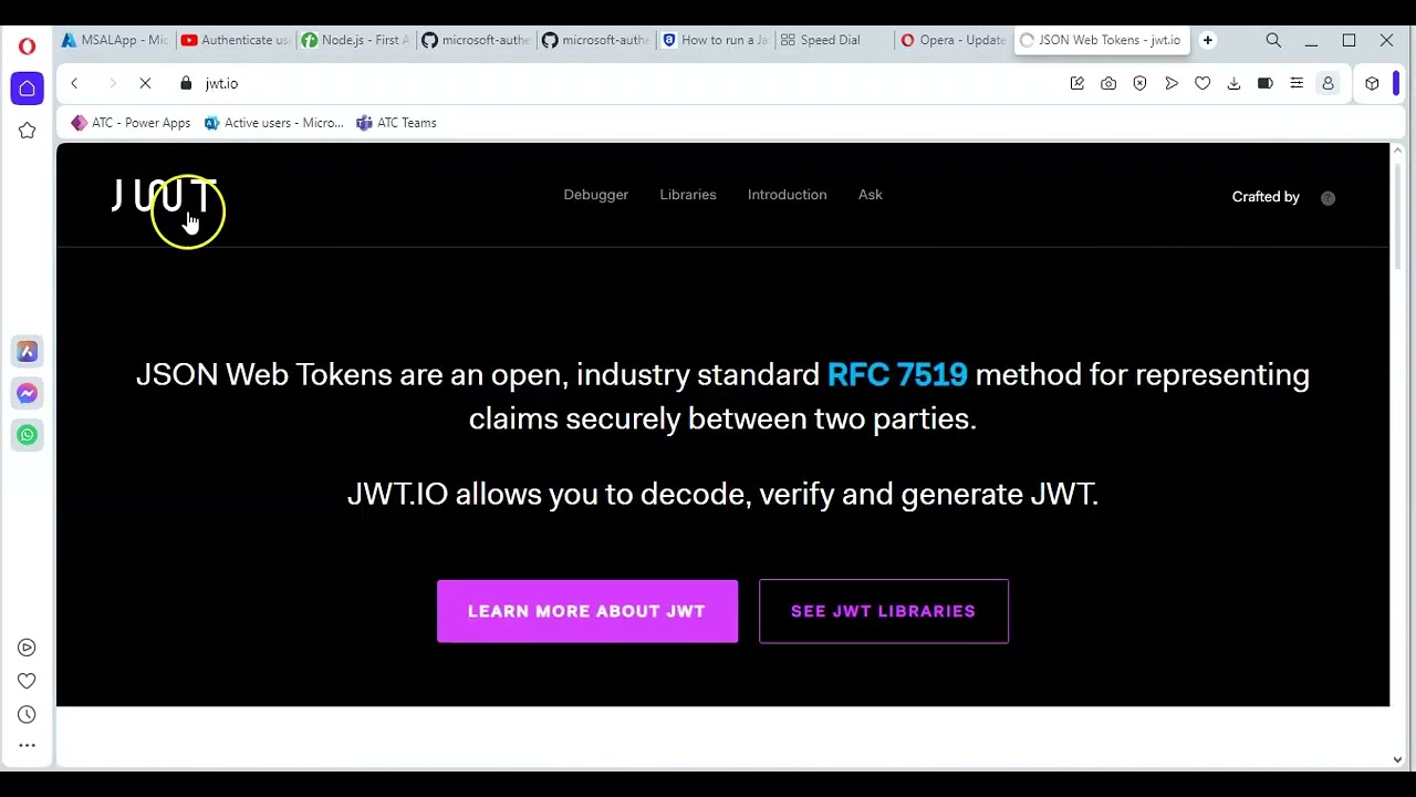 Lesson533 - JWT Decode Access Token- Power Apps1000 Videos