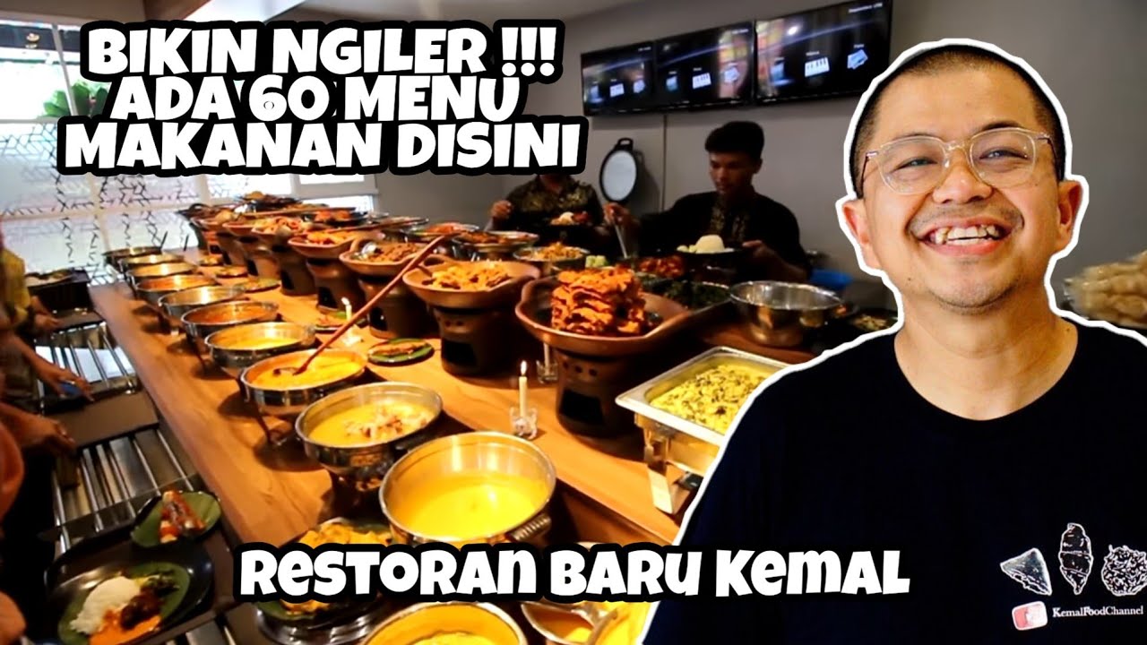 GOKIL !!! BARU BUKA SUDAH RAMAI - KEMAL MOCHTAR PENYIAR RADIO SUKSES BUKA RESTO NASI KAPAU LANGGANAN