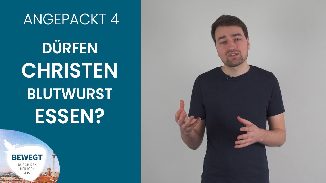 Dürfen Christen Blutwurst essen? | Schwierige Bibelstellen angepackt | Cornelius Piasetzki