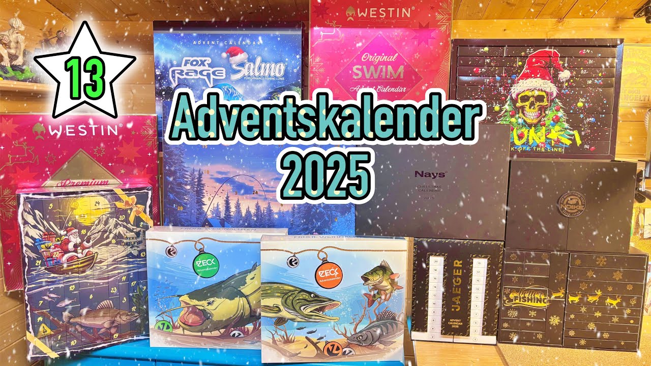 Super Sachen dabei! Raubfisch-Adventskalender 2025 Tag 13 Unboxing