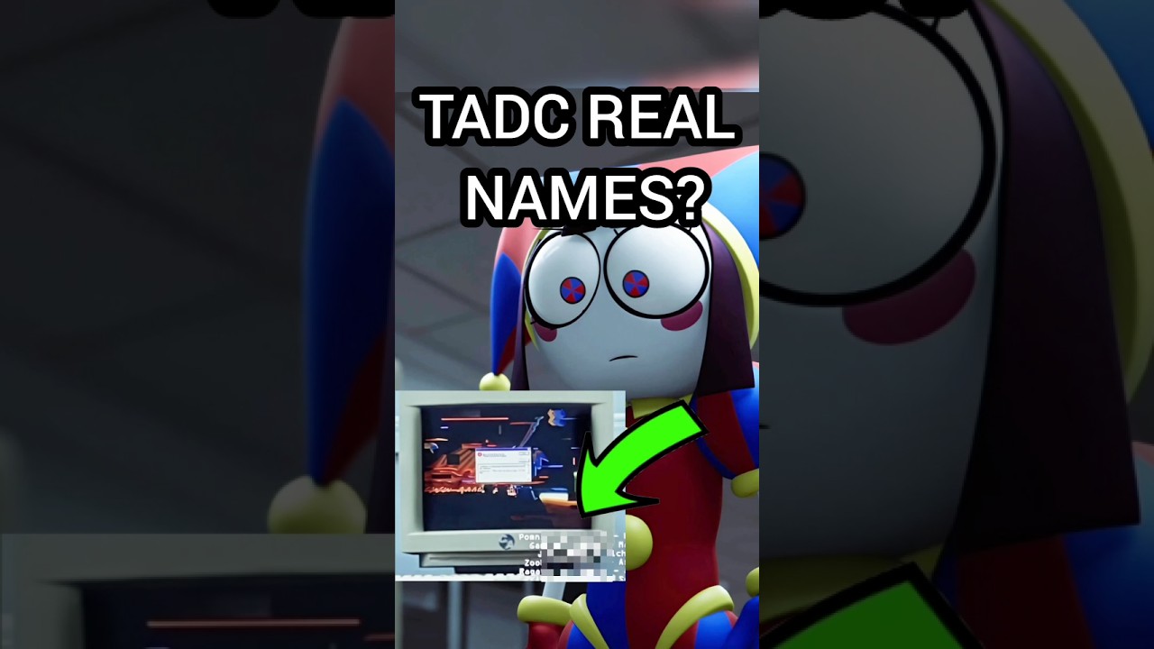 Pomni and Jax REAL NAMES Leaked In Episode 8? #shorts #theamazingdigitalcircus #tadc