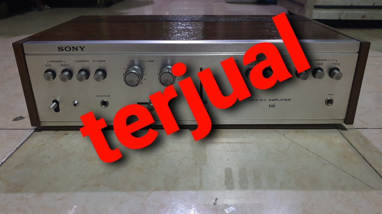 Tes power amplifier sony ta1066 vintage made in japan 