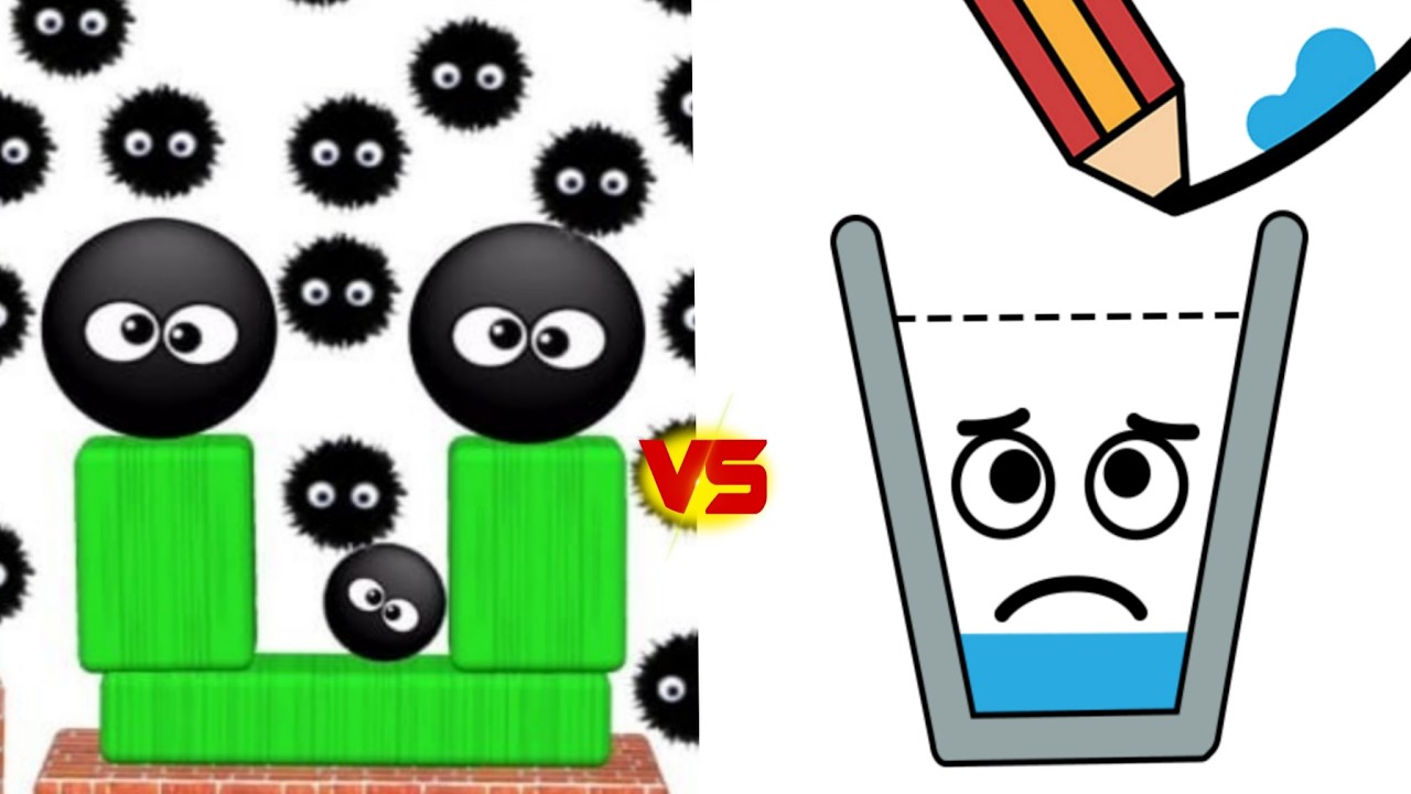 Hide Ball Brain Vs Happy Glass Puzzle Satisfying Puzzle Double Challenge Gameplay Drap Drop Most!