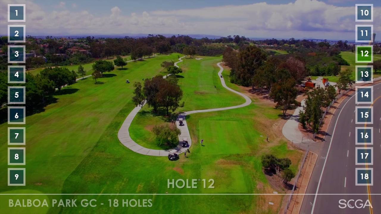 SCGA Flyover - Balboa Park Golf Club - San Diego