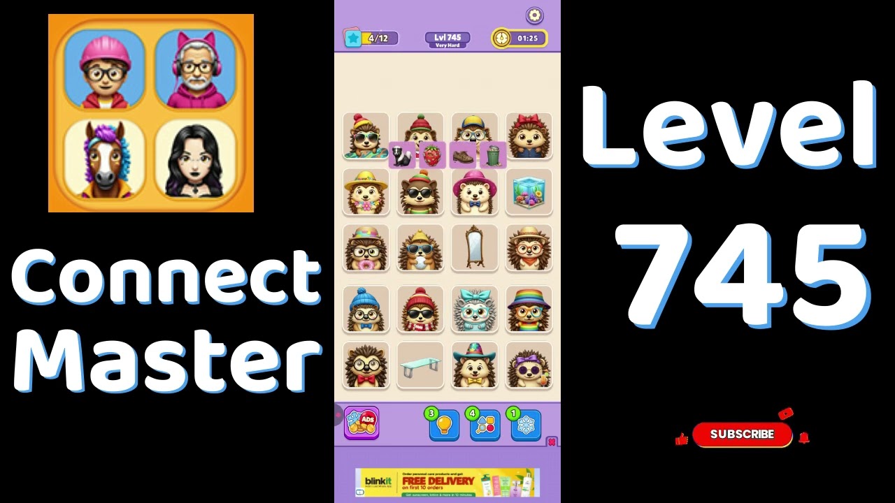 Connect Master Level 745 Walkthrough 🧩 | Match Puzzle | Puzzle Solutions & Tips | Go Answer