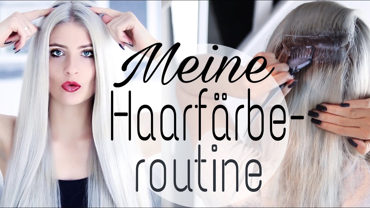 Ansatz selbst färben│Haare blondieren und abmattieren│Meine HAARFÄRBEROUTINE│UnPeuDeMoi