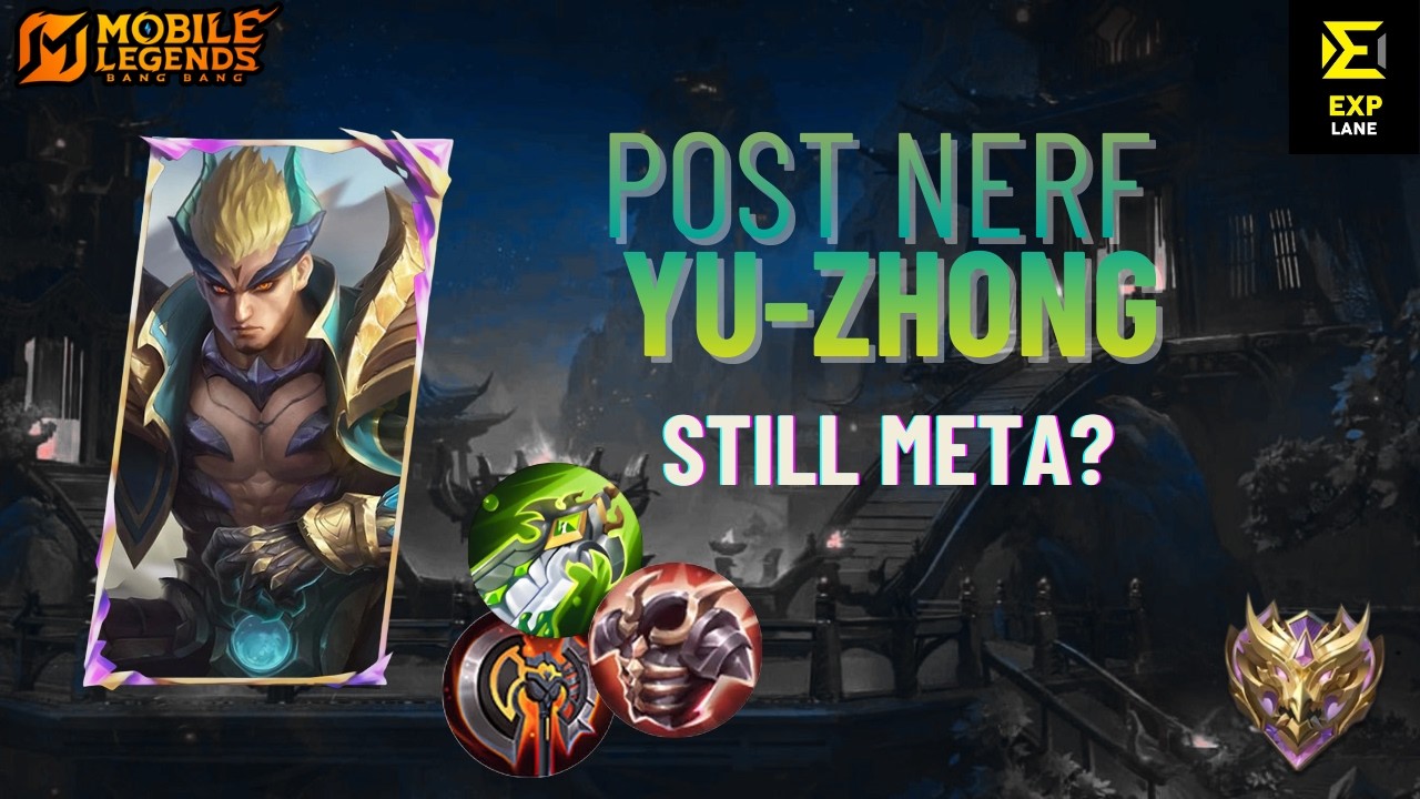 Yu Zhong is still unstoppable in Exp Lane. DRAGON of MLBB can do 1v5.