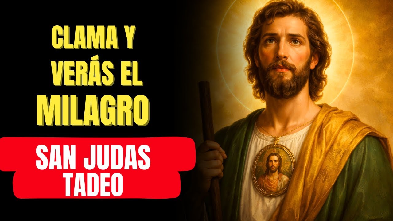 CUANDO TODO PARECE IMPOSIBLE, SAN JUDAS TADEO ENTRA EN ACCIÓN - HAZLA CON FE 🙏🔥