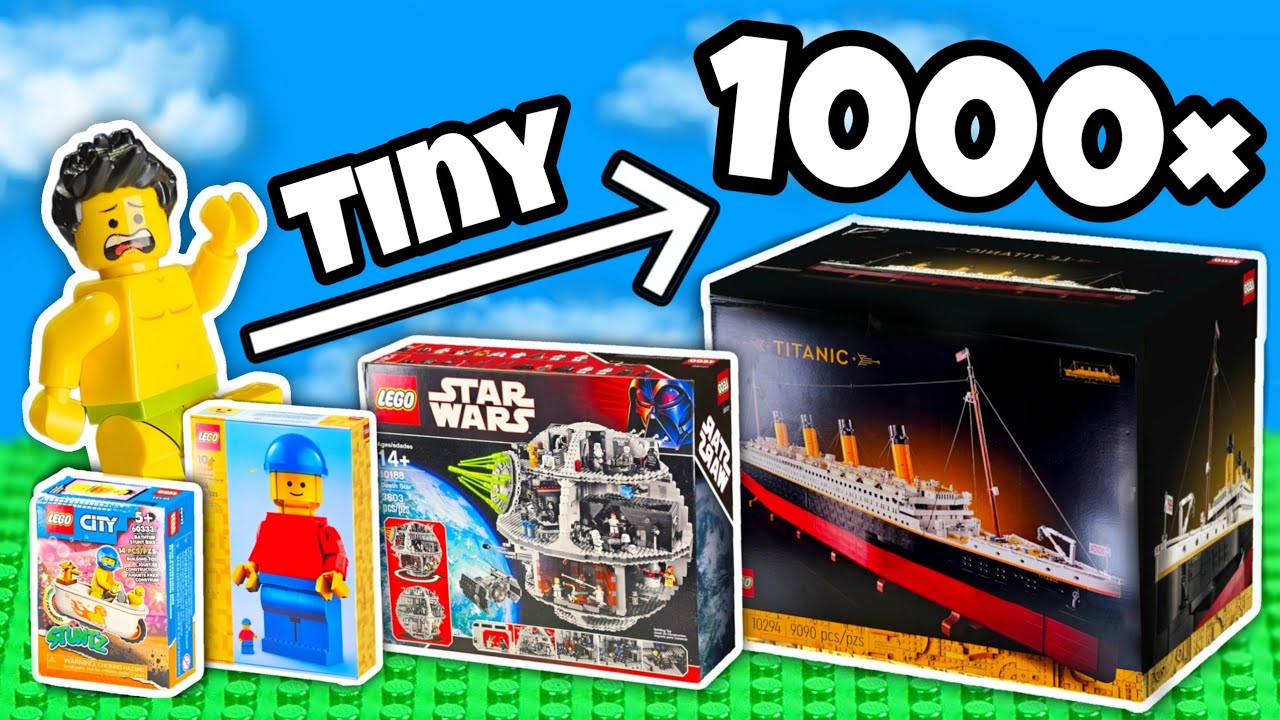 LEGO, но с каждым днём набор становится БОЛЬШЕ...