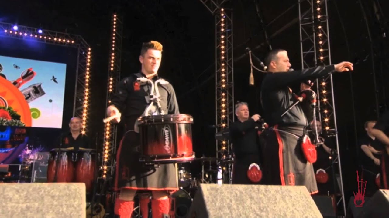 Red Hot Chilli Pipers live at BBC Proms in the Park 2013
