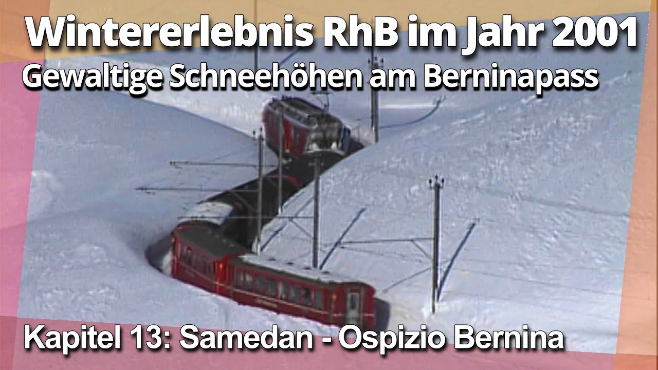 Berninabahn: Faszinierender Winterbetrieb einer Hochgebirgsbahn